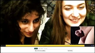 Индийские девчонки хохочут от маленького члена парня по вебке